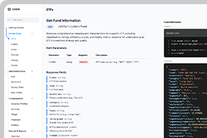 Axion API documentation
